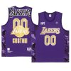 los angeles lakers custom purple aape x nba style ape face mentank top