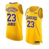 los angeles lakers lebron james gold 1000 points jersey