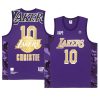 los angeles lakers max christie purple aape x nba style ape face mentank top