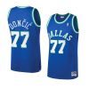 luka doncic jersey heritage classic blue men's