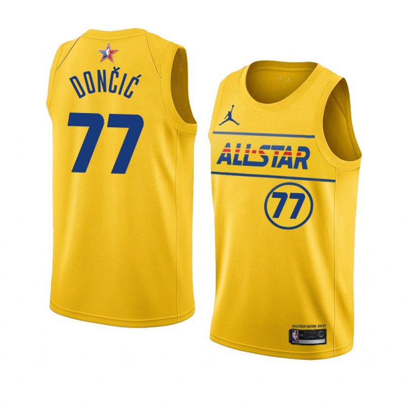 luka doncic nba all star game jersey western conference yellow