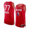 luka doncic western conference jersey 2020 nba all star game red authentic men's