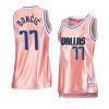 luka doncic women 75th anniversary jersey rose gold pink