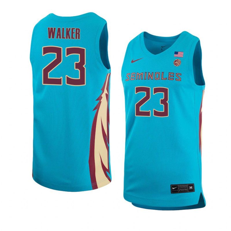 m.j. walker alternate jersey basketball blue