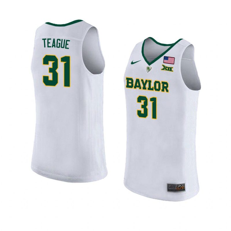 macio teague basketball jersey replica white