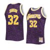 magic johnson hardwood classics jersey wildlife purple