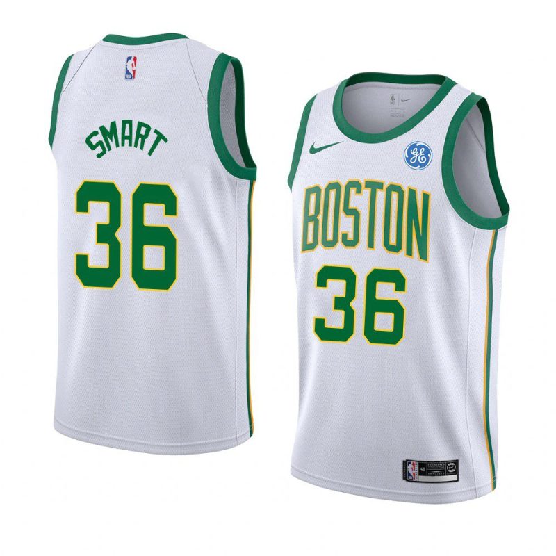 marcus smart jersey city edition white 2021