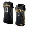 marjon beauchamp 2022bucks jersey golden editionauthentic black