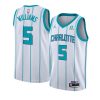 mark williams hornets association edition white 2022 nba draft jersey