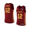 marquise kennedy nike jersey basketball red