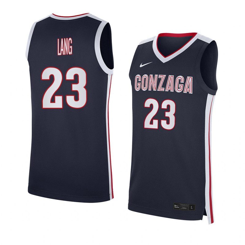 matthew lang replica jersey college basketball navy