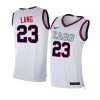 matthew lang swingman jersey college basketball white