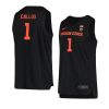 maurice calloo replica jersey college basketball black