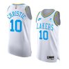 max christie 2022 23lakers jersey classic editionauthentic white