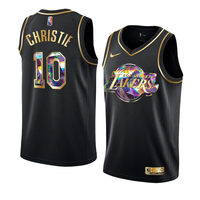 max christie lakers golden diamond logo blackjersey black