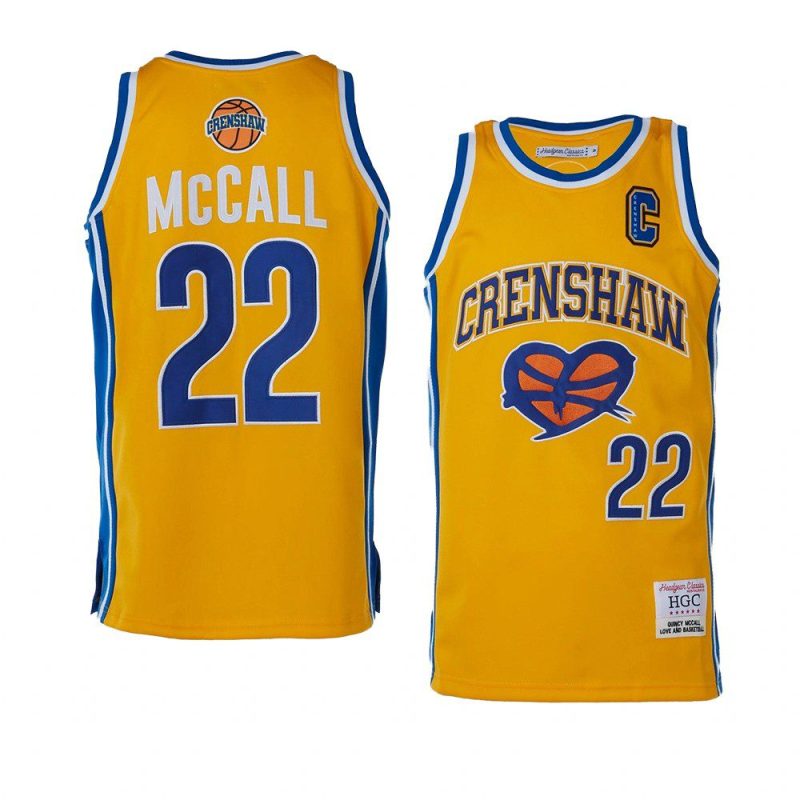 mccall crenshaw love basketball yellowjersey yellow