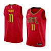 men's 2018 red trae youngstatement jersey