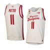 micah potter throwback replica jersey college basketball white