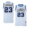 michael jordan lane high school whitejersey white