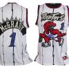 mitchell and ness toronto raptors 1 tracy mcgrady soul swingman stitched white jersey