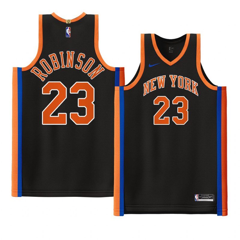 mitchell robinson 2022 23knicks jersey city editionauthentic black