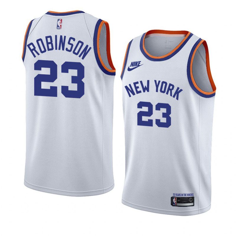 mitchell robinson 75th anniversary jersey classic edition white