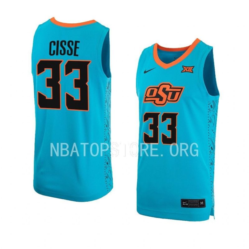 moussa cisse replica jersey alternate basketball turquoise 2022 23