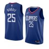 moussa diabate clippers icon edition blue 2022 nba draft jersey