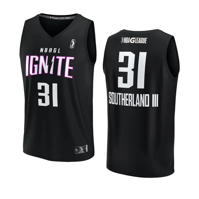 nba g league james southerland iii black fast break replica player jersey