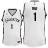 nets 1 dad logo fathers day home jersey white