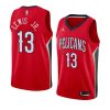 new orleans pelicans kira lewis jr. red statement jersey