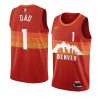 no.1 dad jersey 2021 fathers day red
