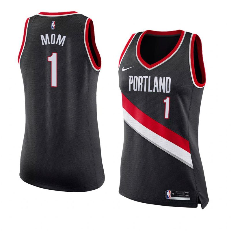 no.1 mom jersey 2021 mothers day black