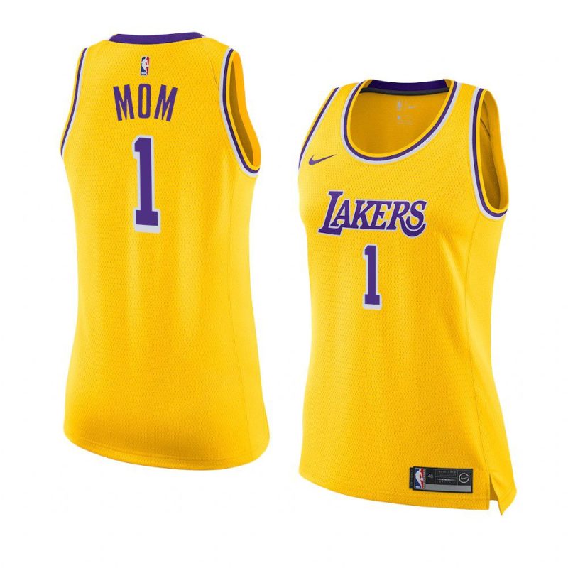 no.1 mom jersey 2021 mothers day gold