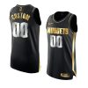 nuggets custom jersey authentic golden black