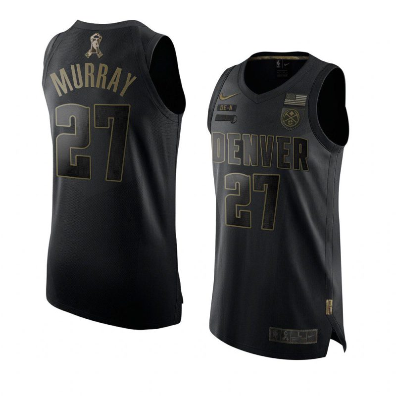 nuggets jamal murray jersey 2020 salute to service black