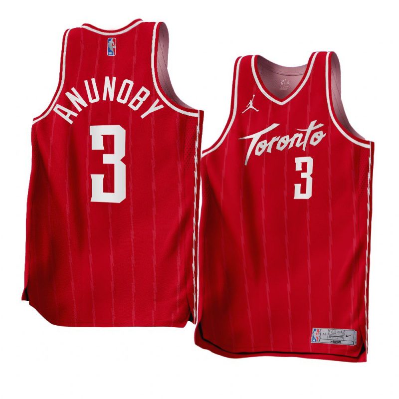 og anunoby red earned edition jersey