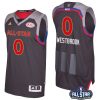 oklahoma city thunder russell westbrookcharcoal jersey