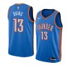 ousmane dieng thunder icon edition blue 2022 nba draft jersey