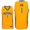 pacers 1 dad logo fathers day alternate jersey gold