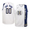 pacers custom city jersey youth white 2019 20