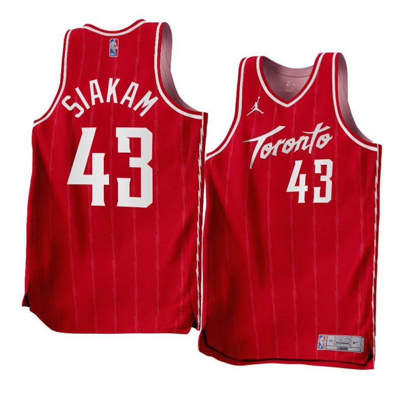 pascal siakam red earned edition jersey