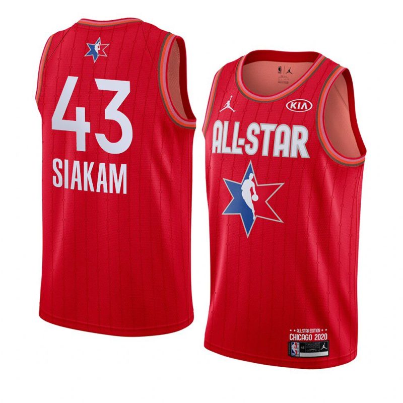 pascal siakam toronto raptors jersey 2020 nba all star game red eastern conference men's