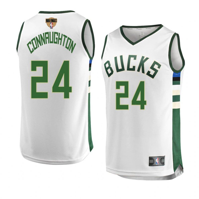 pat connaughton association edition jersey 2021 nba finals white