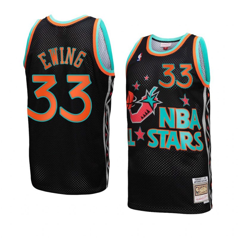 patrick ewing 1996 all star jersey reload 3.0 black mitchell ness