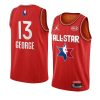 paul george los angeles clippers jersey 2020 nba all star game red western conference men's