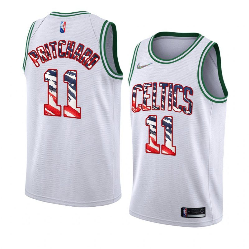 payton pritchard america jersey 2022 4th of july white