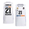 petr cornelie real madrid 11th euroleague champions home shirtjersey white