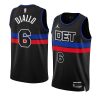 pistons hamidou diallo black 2022 23statement edition swingman jersey