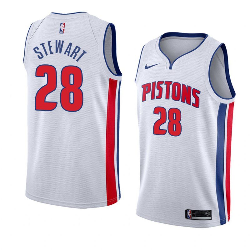 pistons isaiah stewart jersey association white